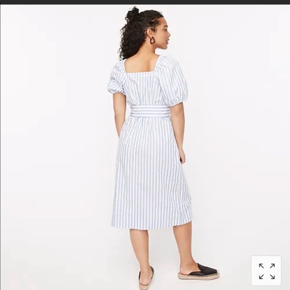 J Crew Harborfront Dress Carol Strip Size M - Picture 4 of 4